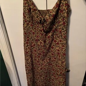 Floral Print Maxi Dress